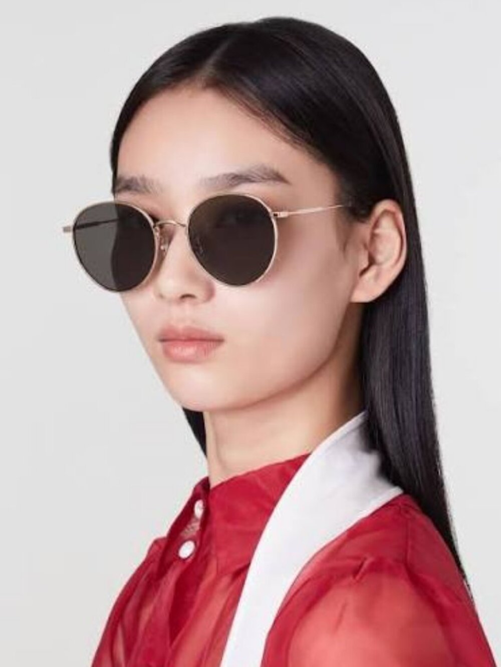 Gentle Monster Waterdrop Sunglasses in Gold
